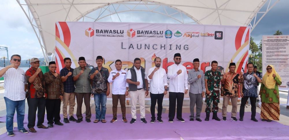 Bupati Halsel Apresiasi Bawaslu Launching Kaliber Di Desa Tembal