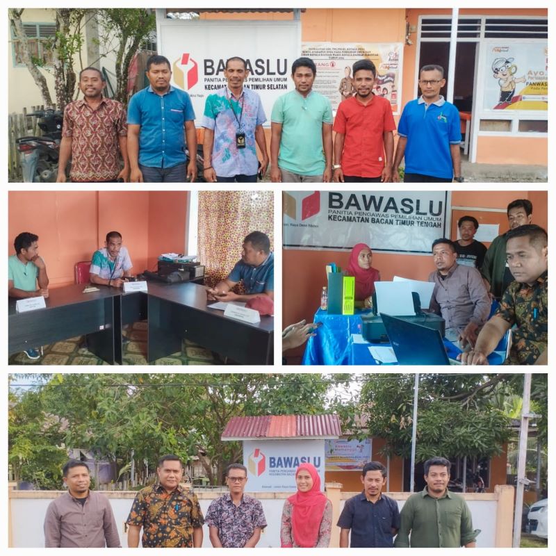 Rekrutmen PKD, Bawaslu Halsel Lakukan Monitoring & Supervisi ke Kecamatan