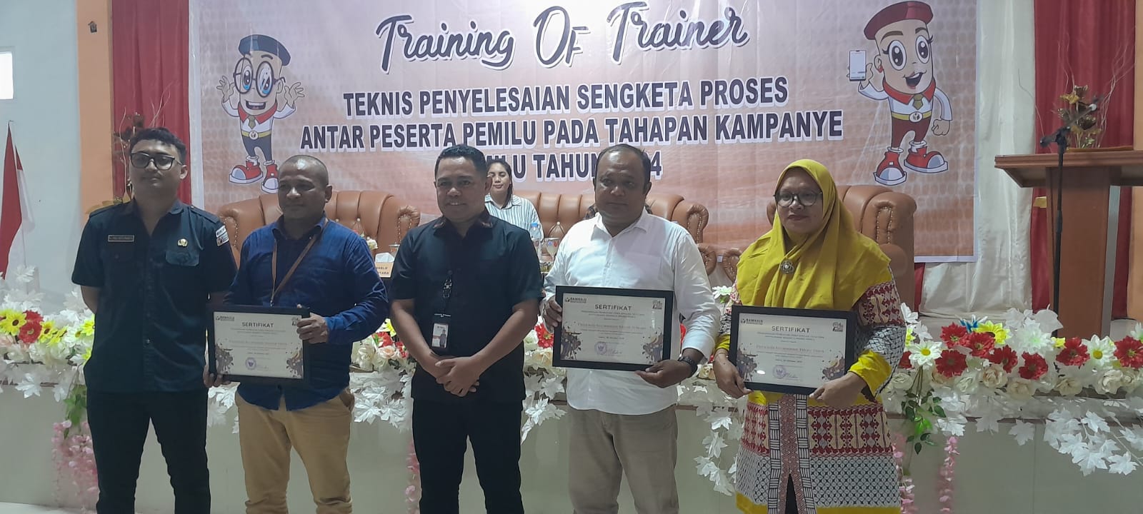 Bawaslu Halsel Hadiri Training Of Trainer PSAP di Jailolo