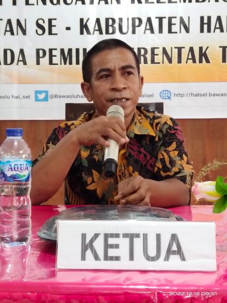 Bawaslu Halsel Tindaklanjuti Keterlibatan Anggota PPK Terpilih yang Berafiliasi dengan Parpol