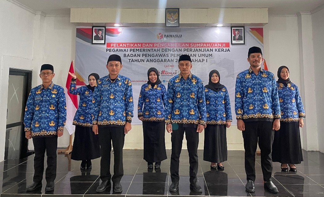 Dokumentasi pelaksanaan pelantikan