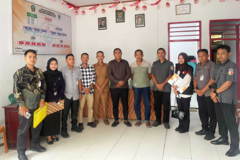 Foto bersama usai pengawasan coktas