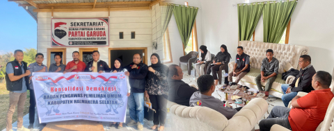 Konsolidasi Demokrasi bersama Partai Garuda Halsel