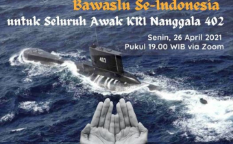 Bawaslu Se-Indonesia Gelar Doa Bersama Untuk Awak KRI NANGGALA 402