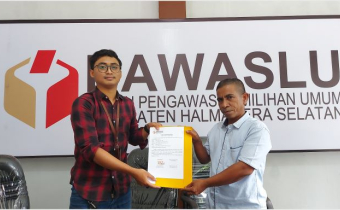 Optimalkan Pengawasan Tahapan Pendaftaran, Verifikasi dan Penetapan Parpol, Bawaslu Halsel Terima Akun SIPOL