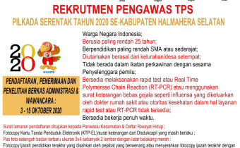 BAWASLU HALSEL REKRUT 493 PENGAWAS TPS