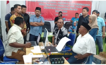 Tidak Memenuhi Syarat, KPU Kembalikan Berkas Bapaslon JAYA - AJA