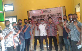 SELAMAT! 493 Pengawas TPS Resmi Dilantik