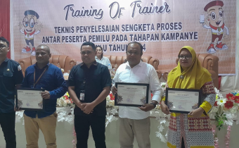 Bawaslu Halsel Hadiri Training Of Trainer PSAP di Jailolo