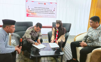 Penandatangani Nota Kesepahaman (MoU)